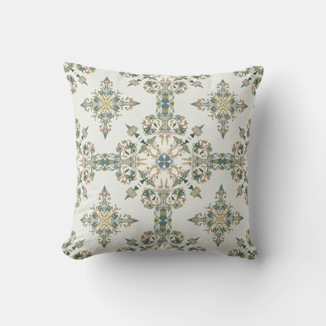 almohada geométrica del cojín (Anverso)