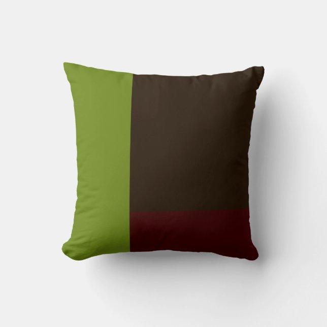 Almohada geométrica del trío (Anverso)