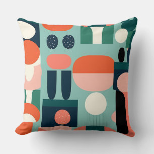 Almohada Geométrica Retro Totem