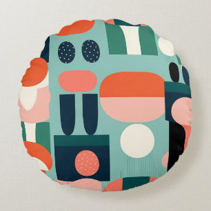 Almohada Geométrica Retro Totem