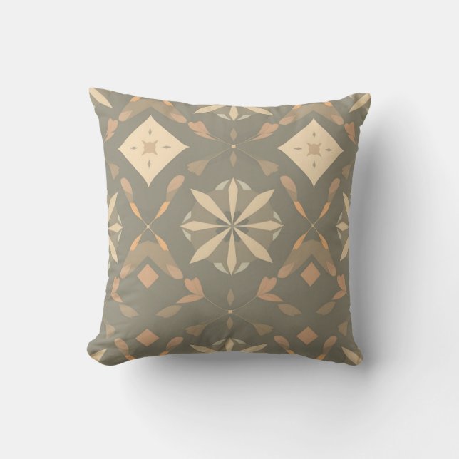 Almohada Geométrica Suave - Decoración de Elemento (Anverso)