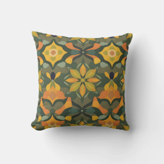 Almohada Geométrica Vibrante - Decoración Orgánica