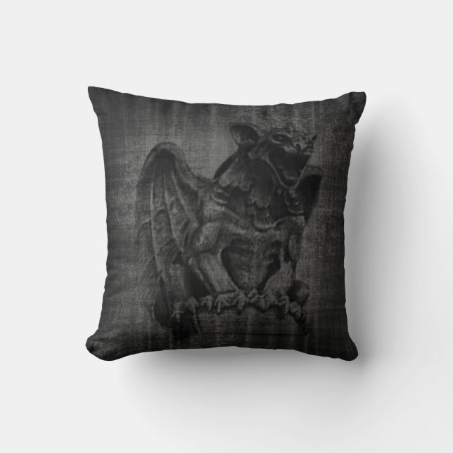 Almohada gótica o de Halloween oscura (Anverso)