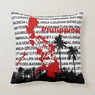 Almohada gráfica de Filipinas