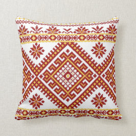 Almohada Grande Bordado Ucraniano de Cruz