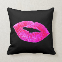 Almohada grande de la boca del lápiz labial del