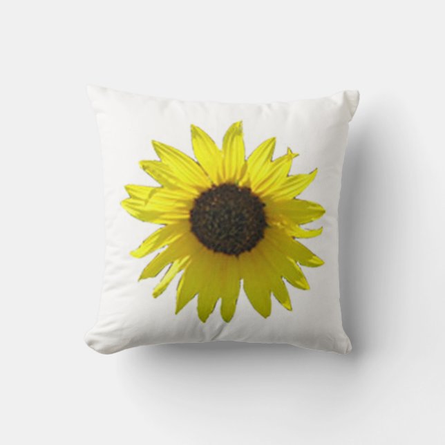 Almohada grande del girasol (Anverso)