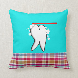 Almohada grande dental linda del diseño del dient