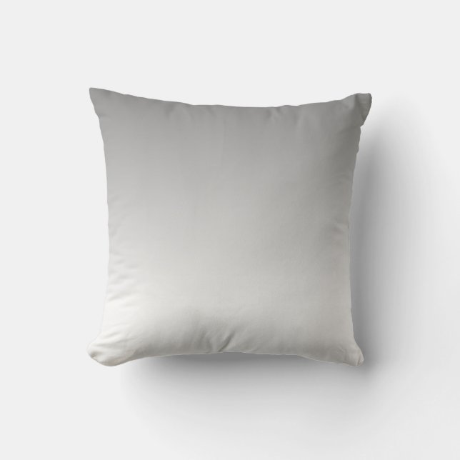 Almohada Gris Blanca Minimalismo (Anverso)