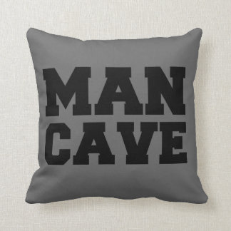 Almohada gris de la cueva del hombre