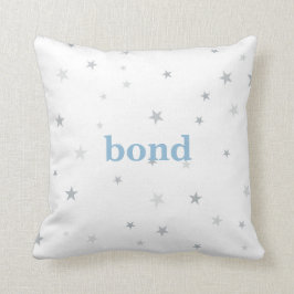 Almohada gris del cuarto de niños del bebé de la