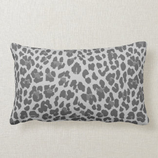 Almohada gris elegante del modelo del estampado
