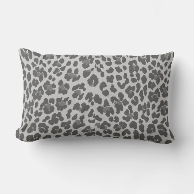 Almohada gris elegante del modelo del estampado (Anverso)