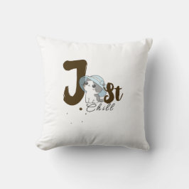 Almohada Gris Just Chill – Casual Relajado 