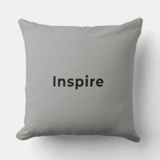 Almohada gris moderna para echar
