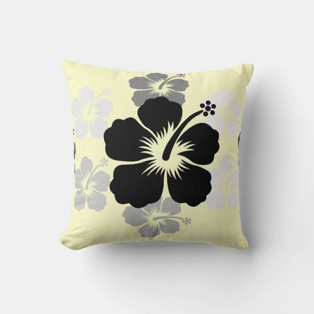 Almohada gris negra de MoJo del americano del (Anverso)