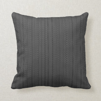 Almohada gris oscuro de la tela