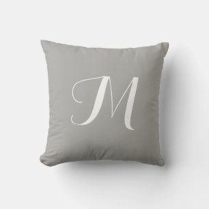 Almohada gris para tirar - Almohada de tirar plate