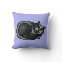 Almohada gris soñolienta del bígaro del arte del