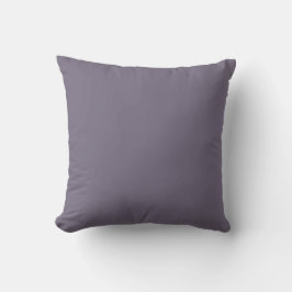 Almohada Gris Suave Morado, Sólida, Moderna