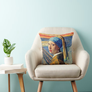 Almohada Grito Silencioso de Pearl Girl