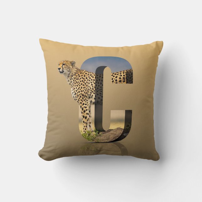 Almohada Guepardo  (Anverso)