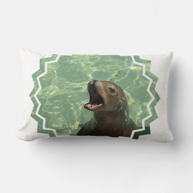 Almohada habladora del león marino (Anverso)