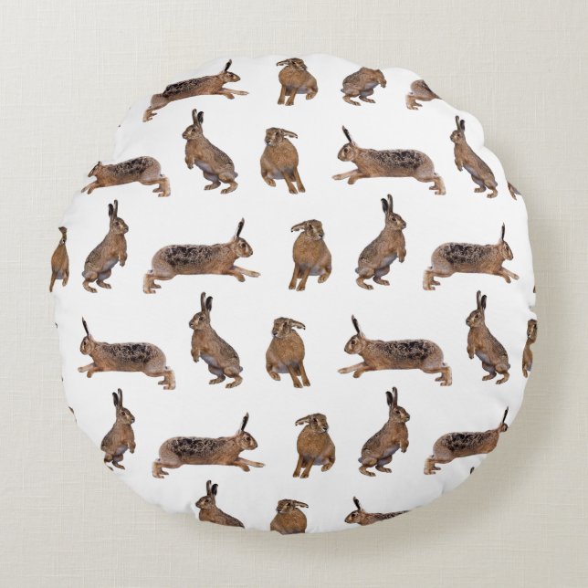 Almohada Hare Frenzy (elija color) (Anverso)