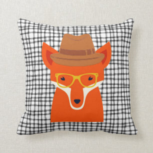 almohada hipster fox hipsta de cojín animal
