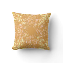 Almohada Hojas de Alegría (Dorado)