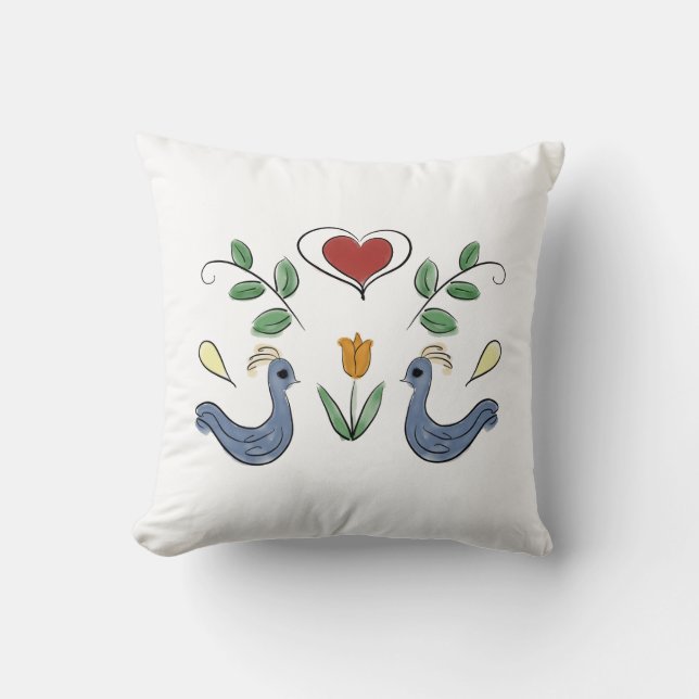 Almohada holandesa del amor (Anverso)