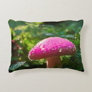 Almohada horizontal del bosque de hongos caprichos