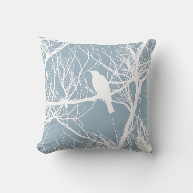 Almohada I de la silueta del pájaro (Anverso)