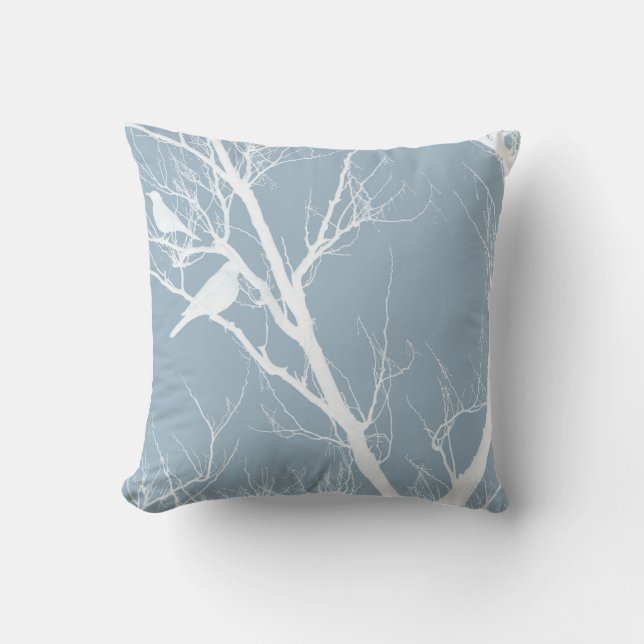 Almohada II de la silueta del pájaro (Anverso)