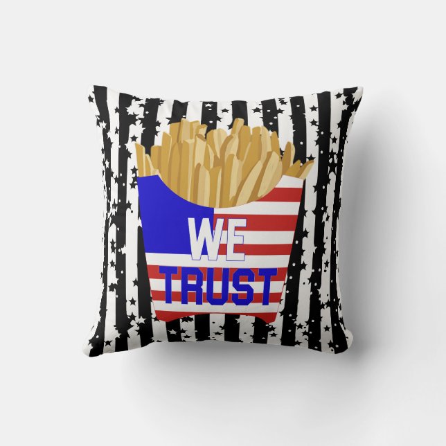 Almohada In Fries We Trust  (Reverso)