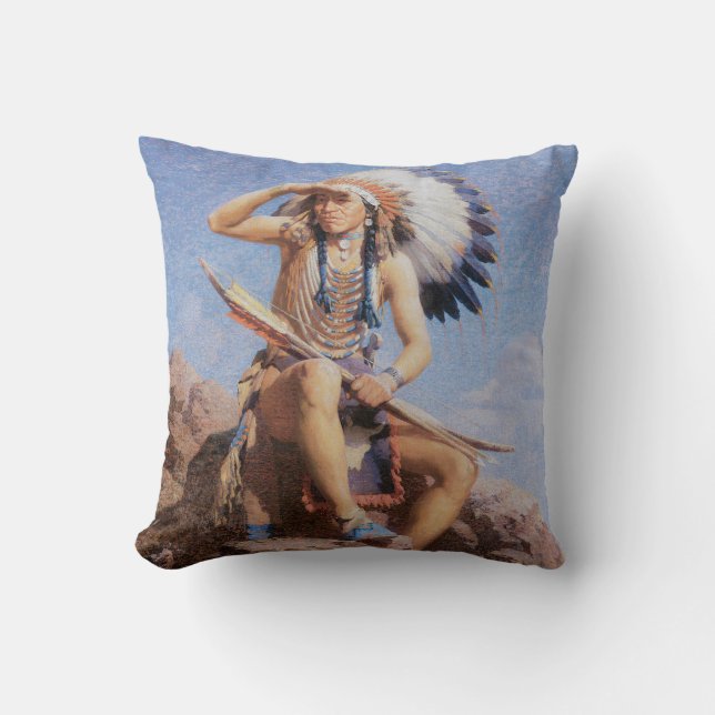 Almohada india de MoJo del nativo americano del (Anverso)