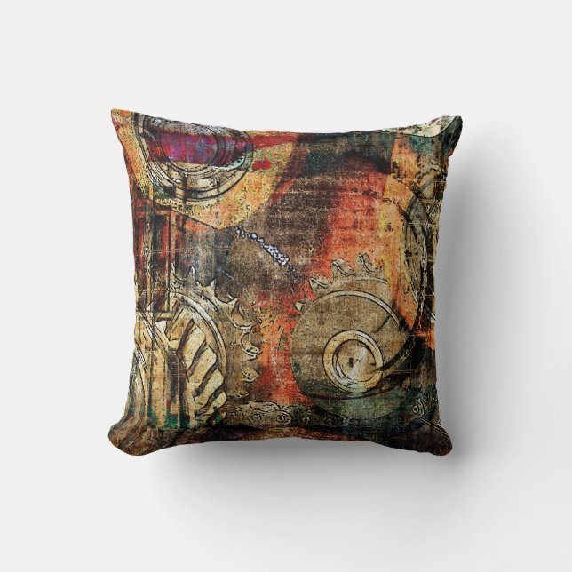 almohada industrial del steampunk (Anverso)