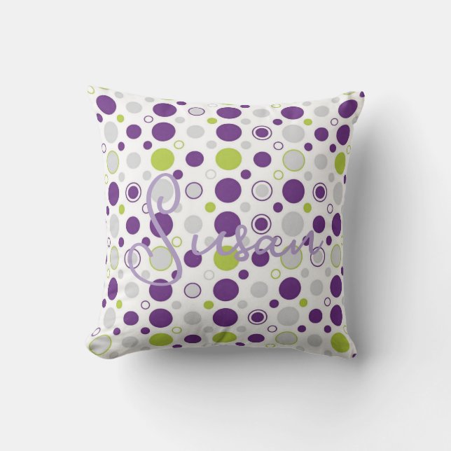 Almohada infantil con burbujas caprichosas (Anverso)