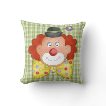 almohada infantil con payaso