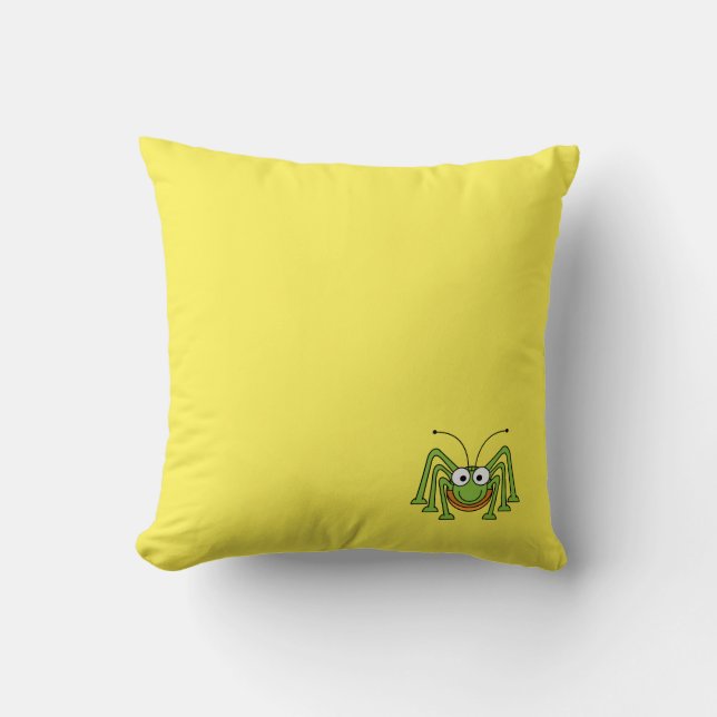 Almohada infantil de saltamontes (Anverso)