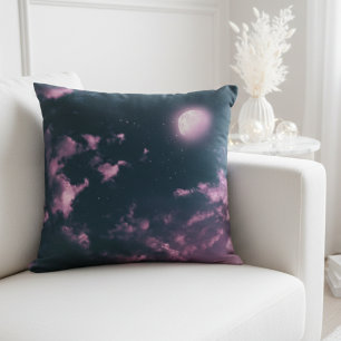 Almohada infantil luz de luna morada