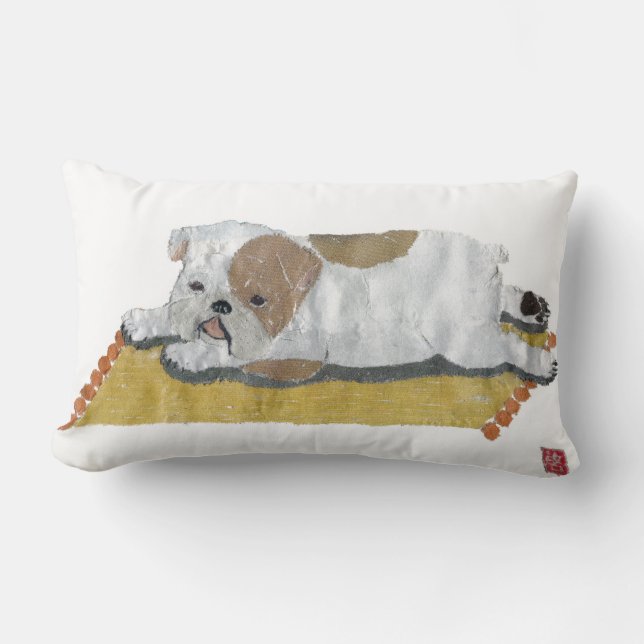 Almohada inglesa del bulldog (Anverso)