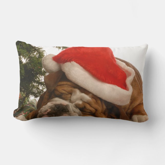 Almohada inglesa del navidad el dormitar del (Anverso)