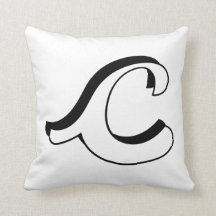 Almohada inicial de la letra C