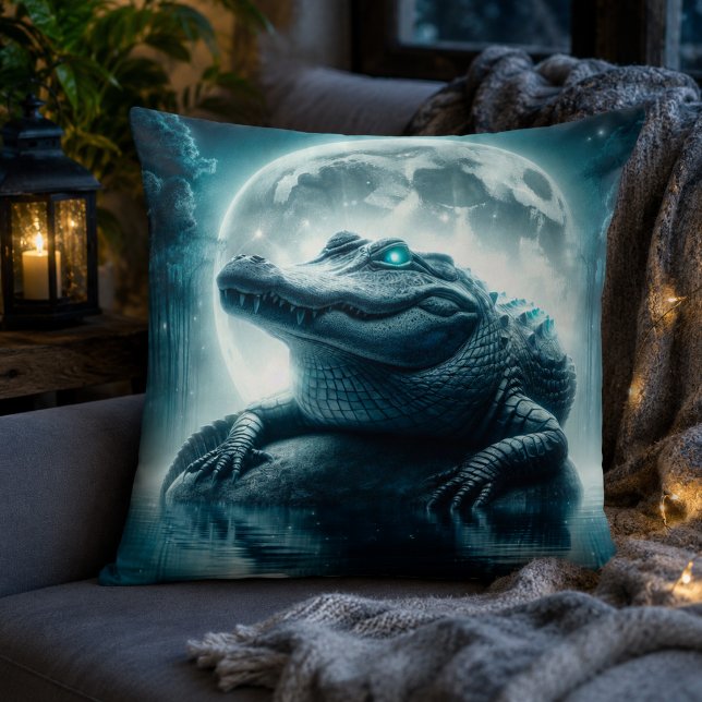 Almohada inspirada en caimanes  (Alligator-Inspired Pillow)