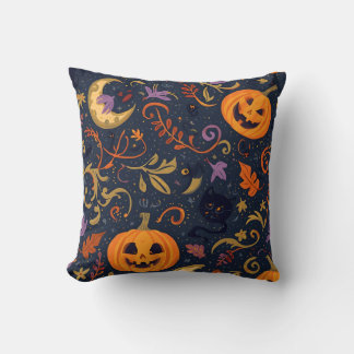 almohada inspirada en Halloween