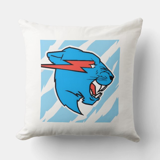Almohada inspirada en MrBeast – Diseño divertido p (Anverso)