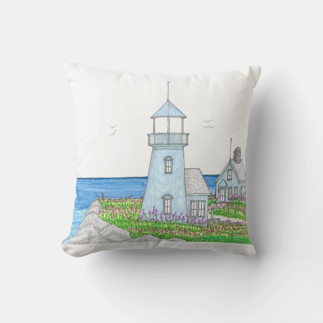 Almohada interior de Lighthouse Blues (Anverso)