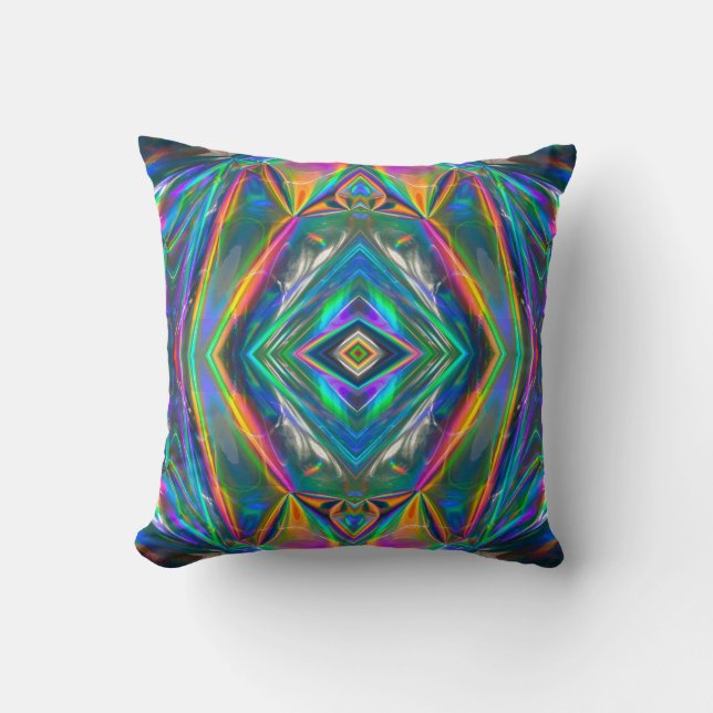 Almohada iridiscente del cromo (Anverso)