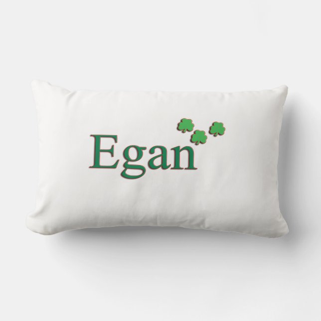 Almohada irlandesa del apellido de Egan (Anverso)